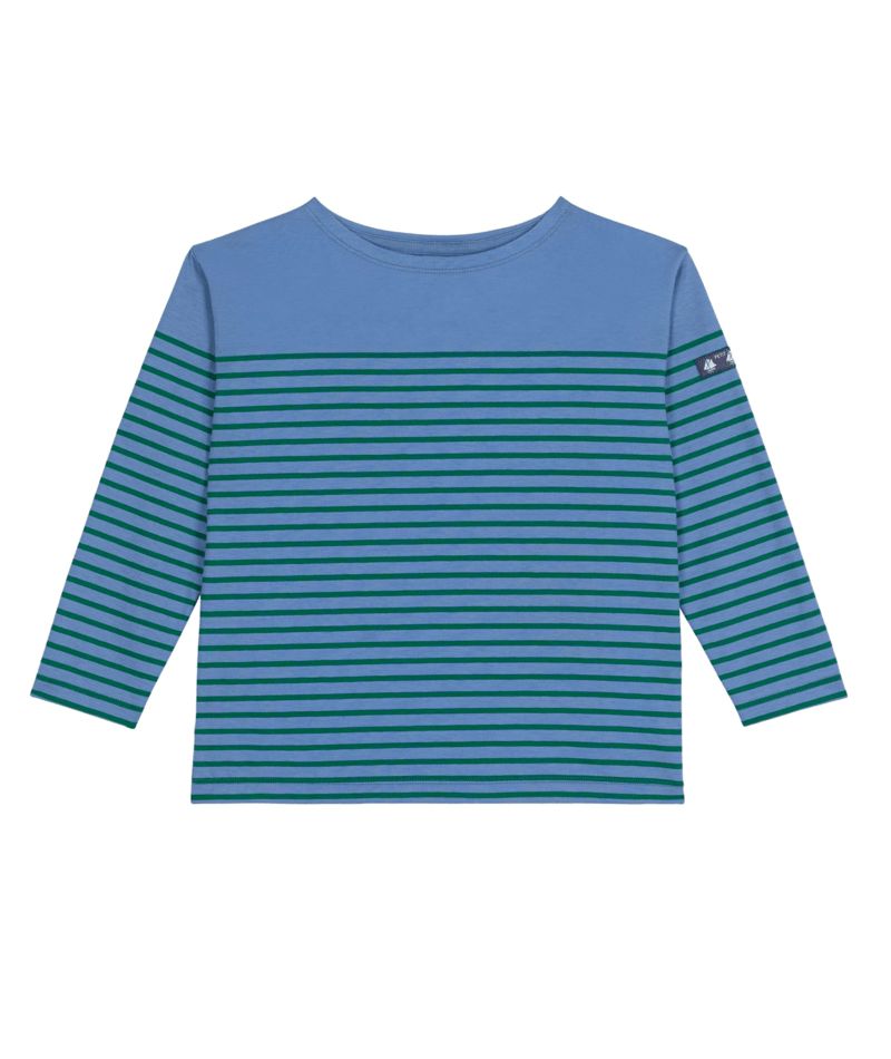 FW26 - A0GU0 01 BLUE GREEN FALL WINTER 2026 NEW ARRIVAL STRIPES TOPS