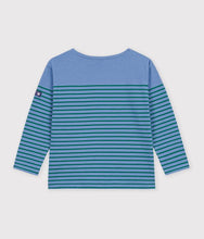Load image into Gallery viewer, FW26 - A0GU0 01 BLUE GREEN FALL WINTER 2026 NEW ARRIVAL STRIPES TOPS
