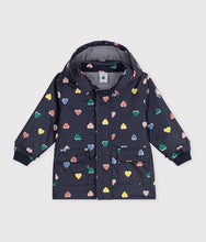 Load image into Gallery viewer, FW26 - A0GVR 01 NAVY MULTI BABY FALL WINTER 2026 HEARTS OUTERWEAR
