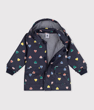 Load image into Gallery viewer, FW26 - A0GVR 01 NAVY MULTI BABY FALL WINTER 2026 HEARTS OUTERWEAR
