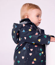 Load image into Gallery viewer, FW26 - A0GVR 01 NAVY MULTI BABY FALL WINTER 2026 HEARTS OUTERWEAR
