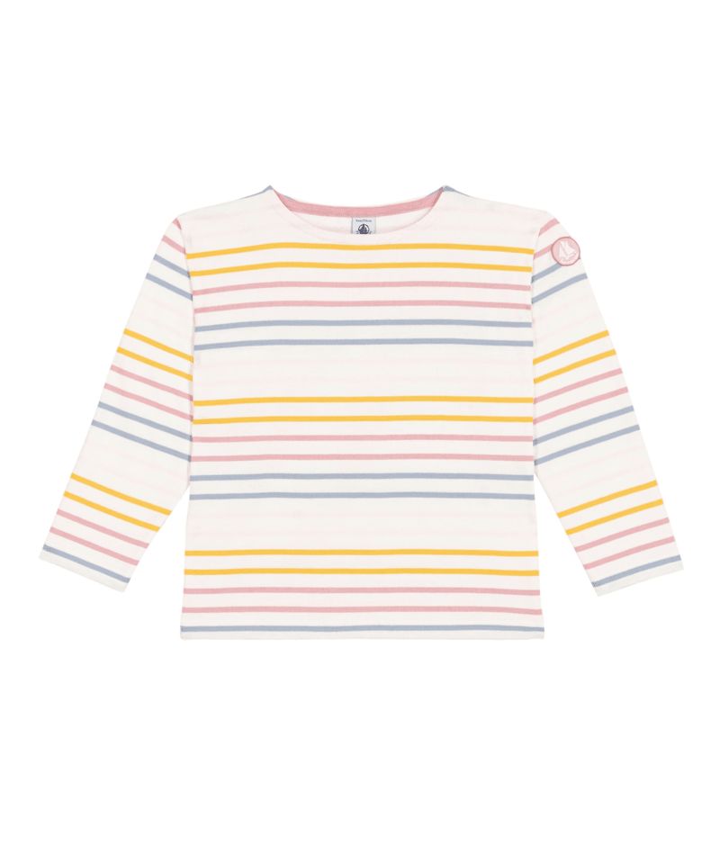 FW26 - A0GVU 01 WHITE MULTI FALL WINTER 2026 GIRL STRIPES TOPS