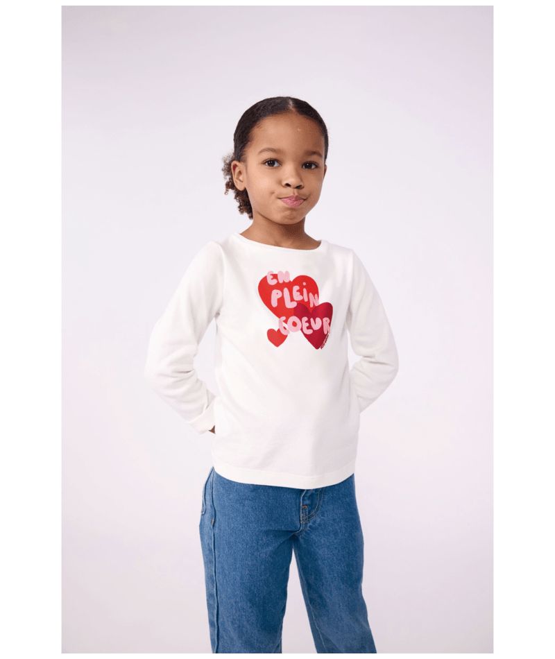 FW26 - A0GW0 01 WHITE GIRL HEARTS NEW ARRIVAL TOPS