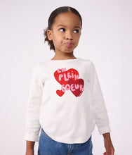 Load image into Gallery viewer, FW26 - A0GW0 01 WHITE FALL WINTER 2026 GIRL HEARTS NEW ARRIVAL TOPS

