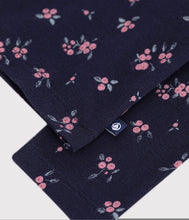 Load image into Gallery viewer, FW26 - A0GW5 13 NAVY PINK FALL WINTER 2026 FLORAL GIRL NEW ARRIVAL TOPS
