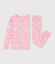 Load image into Gallery viewer, FW26 - A0GWH PK 04 PINK FLORAL FALL WINTER 2026 FLORAL GIRL NEW ARRIVAL PAJAMAS
