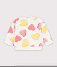 Load image into Gallery viewer, FW26 - A0GWM WH 05 WHITE HEARTS BABY FALL WINTER 2026 HEARTS NEW ARRIVAL TOPS
