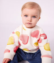 Load image into Gallery viewer, FW26 - A0GWM WH 05 WHITE HEARTS BABY FALL WINTER 2026 HEARTS NEW ARRIVAL TOPS
