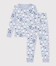 Load image into Gallery viewer, FW26 - A0GWS SN 01 BLUE SNOWMAN BOY FALL WINTER 2026 NEW ARRIVAL PAJAMAS
