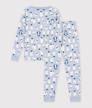 Load image into Gallery viewer, FW26 - A0GWS SN 01 BLUE SNOWMAN BOY FALL WINTER 2026 NEW ARRIVAL PAJAMAS
