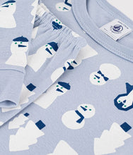 Load image into Gallery viewer, FW26 - A0GWS SN 01 BLUE SNOWMAN BOY FALL WINTER 2026 NEW ARRIVAL PAJAMAS
