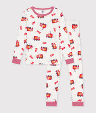 Load image into Gallery viewer, FW26 - A0GWY 01 WHITE MULTI BOY FALL WINTER 2026 NEW ARRIVAL PAJAMAS
