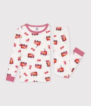 Load image into Gallery viewer, FW26 - A0GWY 01 WHITE MULTI BOY FALL WINTER 2026 NEW ARRIVAL PAJAMAS
