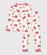 Load image into Gallery viewer, FW26 - A0GWY 01 WHITE MULTI BOY FALL WINTER 2026 NEW ARRIVAL PAJAMAS
