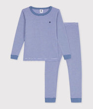 Load image into Gallery viewer, FW26 - A0GX1 01 BLUE WHITE BOY FALL WINTER 2026 NEW ARRIVAL PAJAMAS STRIPES
