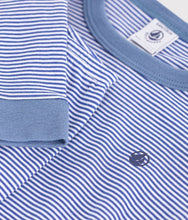 Load image into Gallery viewer, FW26 - A0GX1 01 BLUE WHITE BOY FALL WINTER 2026 NEW ARRIVAL PAJAMAS STRIPES
