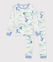 Load image into Gallery viewer, FW26 - A0GX4 01 WHITE MULTI BOY FALL WINTER 2026 NEW ARRIVAL PAJAMAS
