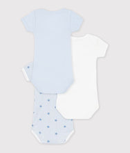 Load image into Gallery viewer, FW26 - A0GYB 00 BLUE MULTI BABY BODYSUITS FALL WINTER 2026 GIFT NEW ARRIVAL STARS STRIPES
