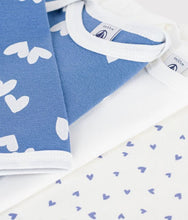 Load image into Gallery viewer, FW26 - A0GZ1 00 WHITE BLUE BODYSUITS FALL WINTER 2026 GIFTS HEARTS NEW ARRIVAL
