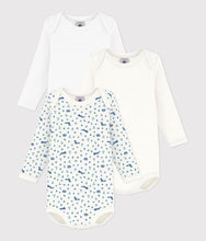 Load image into Gallery viewer, FW26 - A0H07 00 BLUE MULTI BABY BODYSUITS FALL WINTER 2026 NEWBORN STRIPES

