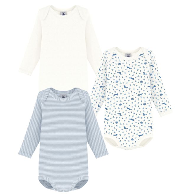 FW26 - A0H07 00 BLUE MULTI BABY BODYSUITS FALL WINTER 2026 NEWBORN STRIPES