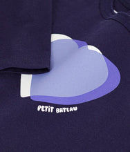 Load image into Gallery viewer, FW26 - A0H0K NV 02 NAVY BABY FALL WINTER 2026 HEARTS TOPS
