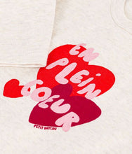 Load image into Gallery viewer, FW26 - A0H17 01 OATMEAL FALL WINTER 2026 HEARTS TOPS
