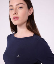 Load image into Gallery viewer, FW26 - A0H2H NV 01 NAVY FALL WINTER 2026 SAILOR TOPS WOMEN
