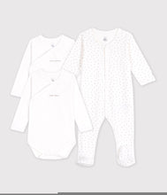 Load image into Gallery viewer, FW26 - A0H71 99 WHITE GREY BABY BODYSUITS FALL WINTER 2026 GIFT NEW ARRIVAL SETS

