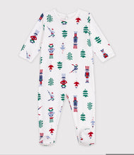Load image into Gallery viewer, FW26 - A0HCE 01 WHITE MULTI BABY FALL WINTER 2026 FOOTIES ROMPERS NEW ARRIVAL
