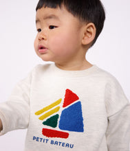Load image into Gallery viewer, FW26 - A0HDE 01 OATMEAL BABY FALL WINTER 2026 SAILOR TOPS
