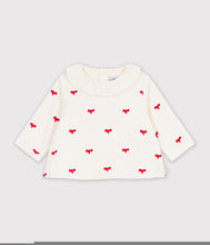 Load image into Gallery viewer, FW26- A0HBW CREAM RED BABY FALL WINTER 2026 TOPS
