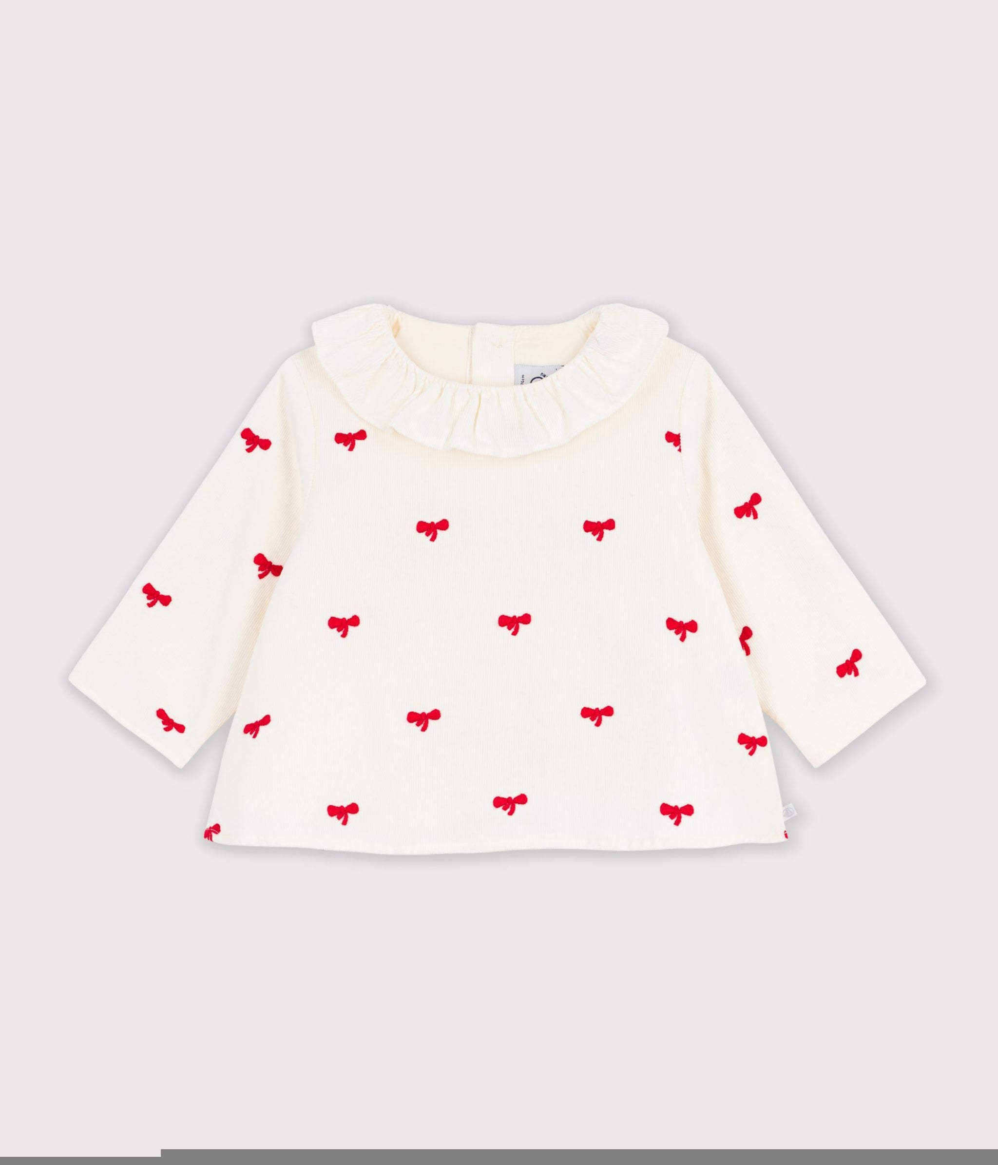 FW26- A0HBW CREAM RED BABY FALL WINTER 2026 TOPS