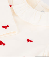 Load image into Gallery viewer, FW26- A0HBW CREAM RED BABY FALL WINTER 2026 TOPS
