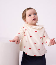 Load image into Gallery viewer, FW26- A0HBW CREAM RED BABY FALL WINTER 2026 TOPS
