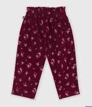 Load image into Gallery viewer, FW26- A0GTN 02 BURGUNDY BABY BOTTOMS FALL WINTER 2026 FLORAL
